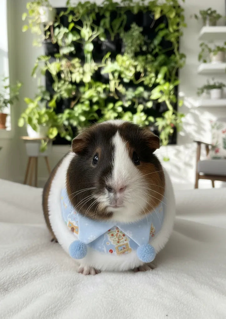 Winter Cake House - Plush Pet Scarf&Bib