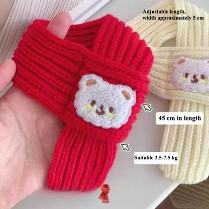 PAWVVY Pet Knit Scarf