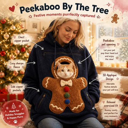 PAWVVY Christmas Pet Pouch Hoodie