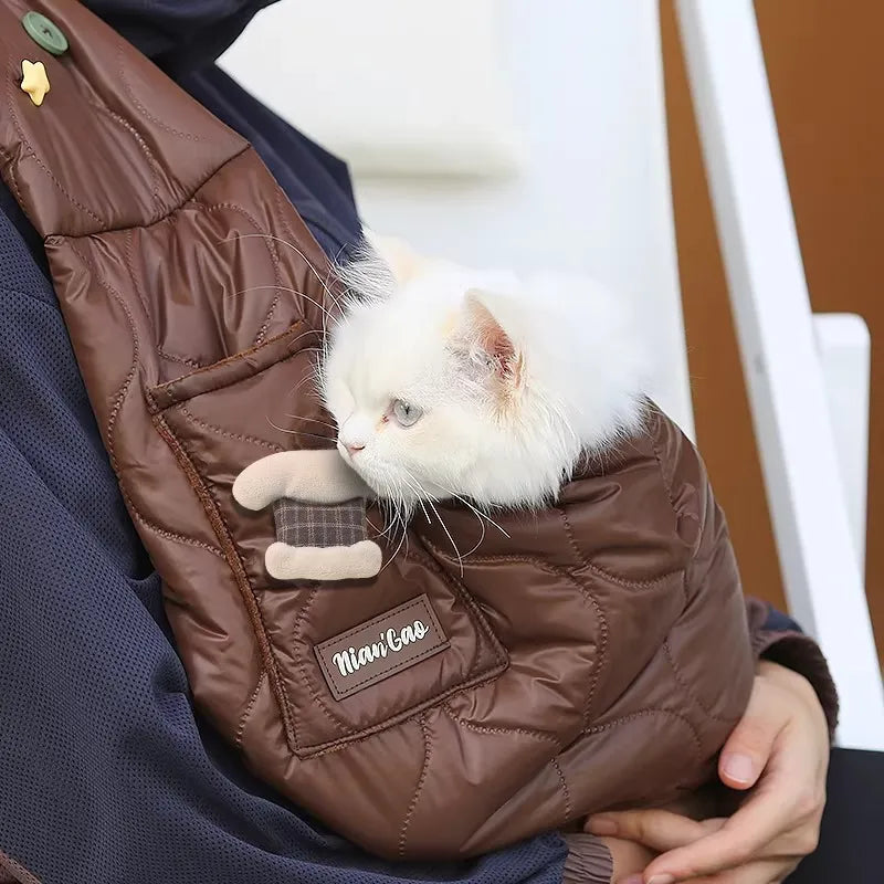 PAWVVY Pet Crossbody Backpack