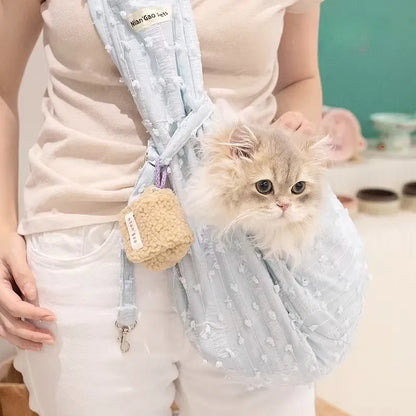 PAWVVY Pet Crossbody Travel Backpack