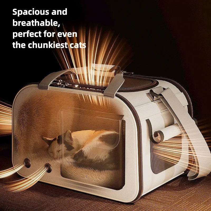 Winter Warmth Cat Carrier Portable for Outings