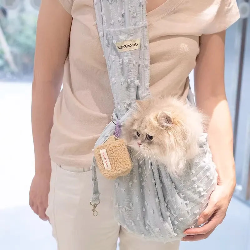 PAWVVY Pet Crossbody Travel Backpack