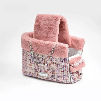 Small Body Dog Winter Light Go Out Bag Walking Dog Portable Shoulder Bag