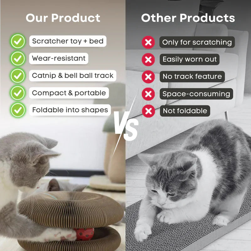 PAWVVY Cat Scratching Ball Toy