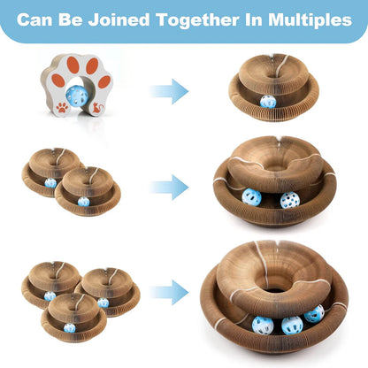 PAWVVY Cat Scratching Ball Toy