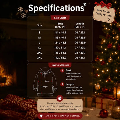 PAWVVY Christmas Pet Pouch Hoodie