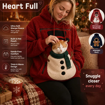 PAWVVY Christmas Pet Pouch Hoodie