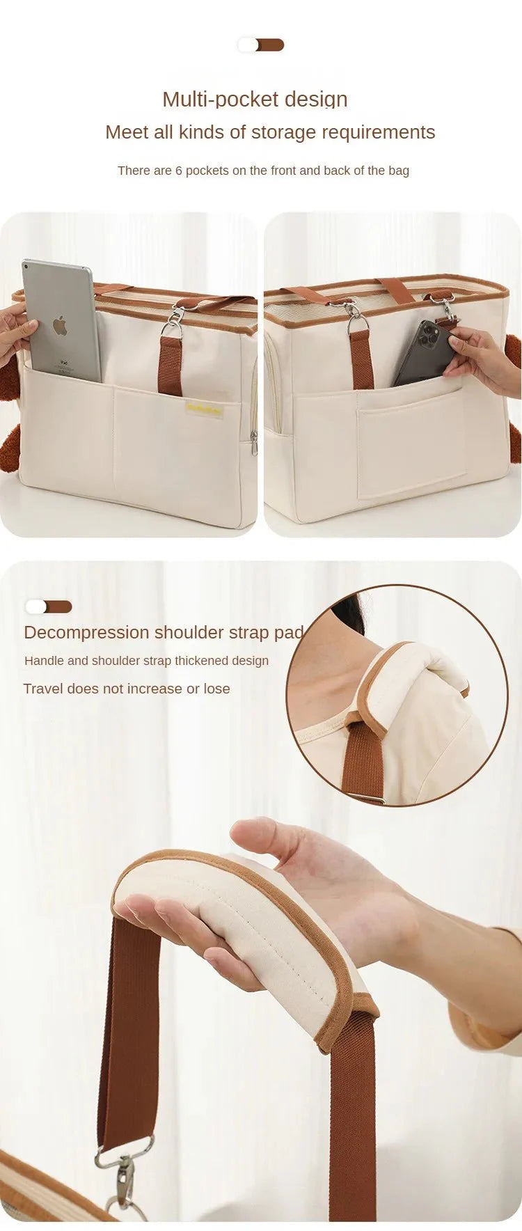 PAWVVY Pet Carrier Shoulder Bag
