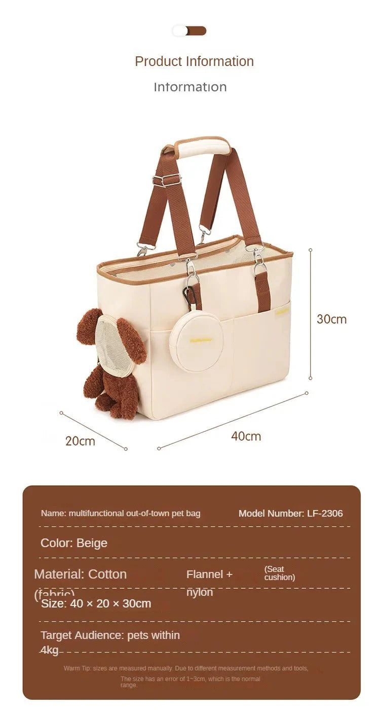 PAWVVY Pet Carrier Shoulder Bag