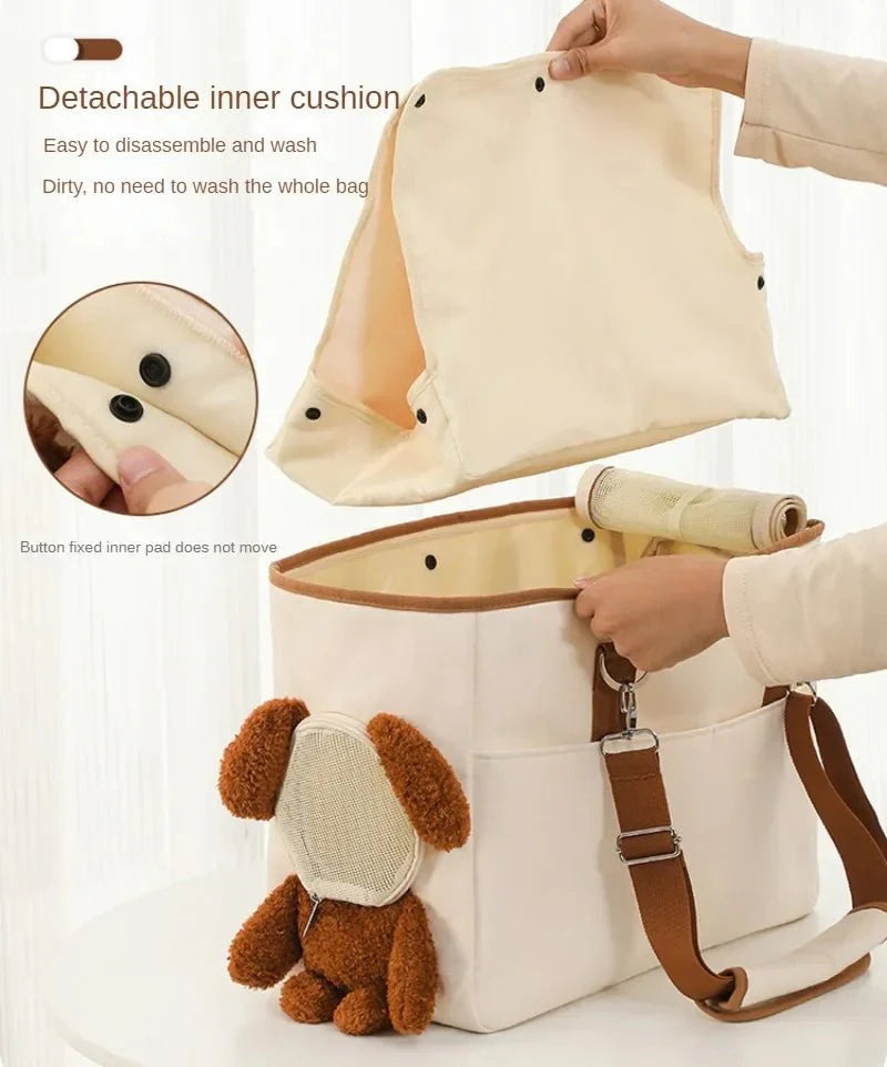 PAWVVY Pet Carrier Shoulder Bag