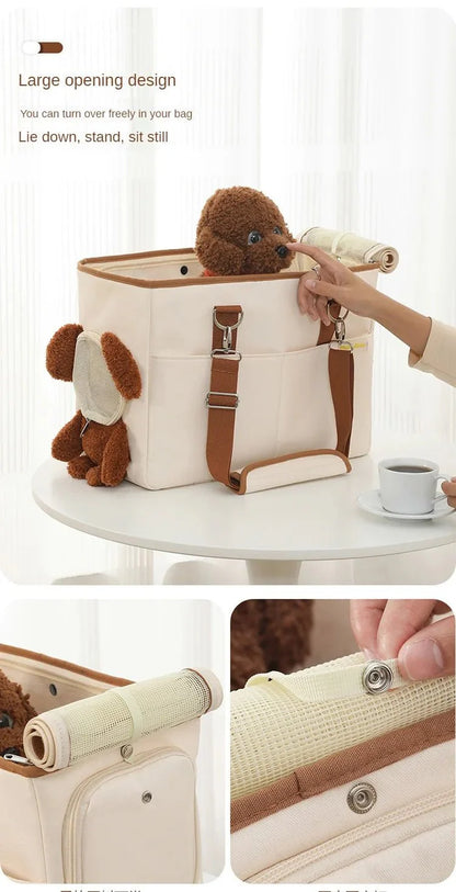 PAWVVY Pet Carrier Shoulder Bag